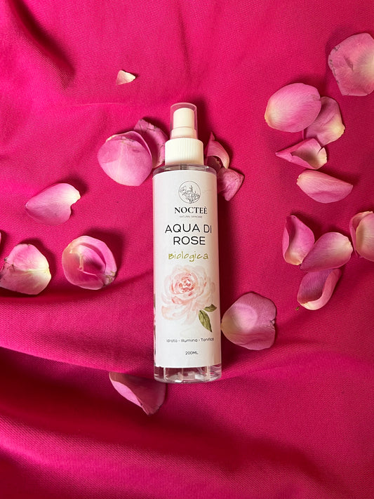 Idrolato Biologico di Rosa Damascena – Tonico Viso 200 ml