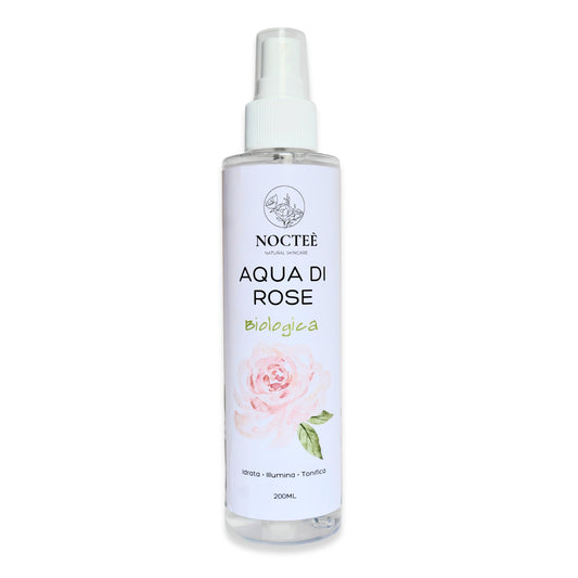 Idrolato Biologico di Rosa Damascena – Tonico Viso 200 ml